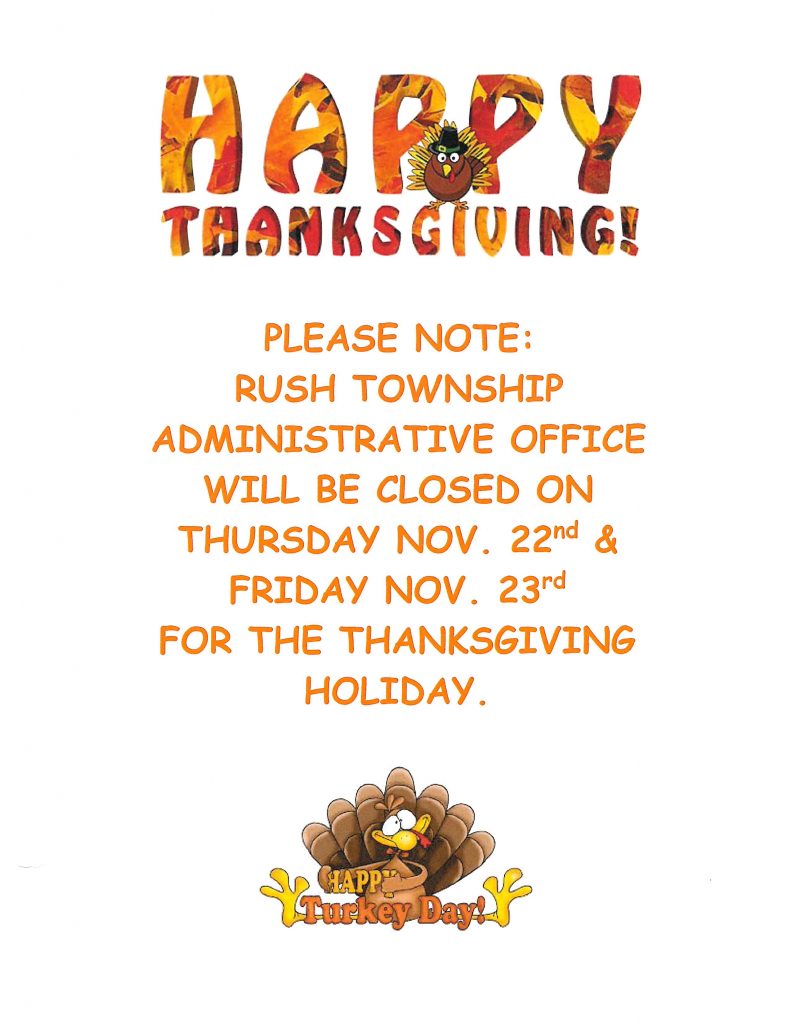 Closed for Thanksgiving Holiday